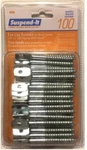 Suspend-it 8856, 100pk Eye Lag Screw,1/4"x3" Thread,for Wood, 0103006088565. Fixed Price $14.99.