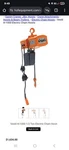 Vestil H-1000-3 Electric Crane Hoist 1000lbs. Fixed Price $800.00.