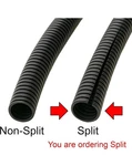 Electriduct Split Wire Loom Tubing Polyethylene Corrugated Flexible Conduit - 2". Fixed Price $12.99.