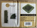 Courtyard Casual Pvc Interlocking Deck Tile Edge Kit Green New In Box. Fixed Price $49.99.
