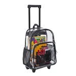 Clearworld Rolling Clear Backpack, Heavy Duty Cold-resistant Security Transpa.... Fixed Price $62.97.