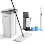 Joymoop Bathroom Cleaning Set, Mop And Bucket System With Toilet Brush W.... Fixed Price $69.61.