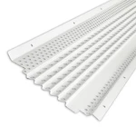 Gutterhawk Gutter Guard All-aluminum White Sample Pack 5 In. Fixed Price $10.15.