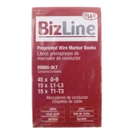 Bizline Rmb0-9lt Preprinted Wire Marker Book, 0-9, L1-l3, T1-t3. Fixed Price $14.50.