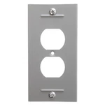 Wiremold G3046be 3000 Series Race Way Duplex Receptacle Cover, Gray. Fixed Price $12.00.