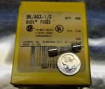 Cooper Bussman Bk / Agx-1/2 Fuses, Ir10ka125vac, Ir35a259vac - Qty 100 *new*. Fixed Price $55.00.