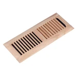 Hardwood White Oak Floor Register Drop-in Vent Cover 4x12 Damper Unfinished. Fixed Price $37.24.