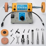 Tm-2 Jewelry Polisher, Adjustable Speed Bench Grinder Buffering & Polishing Mach. Fixed Price $130.07.