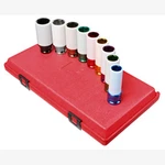 Sunex 2849 1/2" Dr. 9 Pc. Sae & Metric Extra Thin Wall Deep Wheel Protectorset. Fixed Price $119.69.