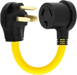 1ft Nema 6-50p To 10-30r Power Adapter Cord, 50a Welder Male 30a Dryer. Fixed Price $25.71.
