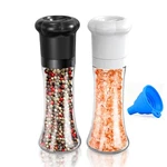 Circle Joy Manual Salt And Pepper Grinder Set For Tall - Black & White. Fixed Price $16.10.