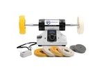 Opavioc Jewelry Polisher - Adjustable Variable Speed Bench Grinder Silver. Fixed Price $126.99.