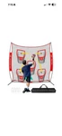 Choiana Football Net Throwing Target W/ 5 Holes 8 X 8ft Pra.... Fixed Price $65.46.