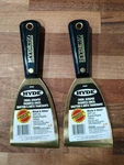 Hyde 02420 Scraper, Stiff, 3", Brass Lot Of 2. Fixed Price $29.88.