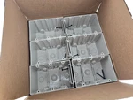 Allied Moulded Box Of 6 Sb-3 Polycarbonate 3-gang Slider Outlet Boxes 3-3/4". Fixed Price $49.99.