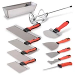 Wal-board Tools Deluxe Drywall Finishing Tool Kit, Mud Pan, Multitool, Taping.... Fixed Price $247.93.