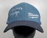 Milwaukee "after Shock Electric" Slate Blue Workskin Performance Fitted Hat L/xl. Fixed Price $14.99.