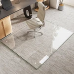 Mysunoria Tempered Glass Chair Mat 46 X55 Heavy Duty Carpet. Fixed Price $259.99.
