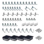 Triton Products 76964 64 Piece, Pegboard Hook Set Zinc Alloy & Steel. Fixed Price $78.30.