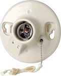 Leviton 09716-00c White Porcelain Incandescent Medium Base Pull Chain Socket. Fixed Price $11.20.