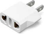 Unidapt Small European To American Outlet Plug Adapter, Eu 1-pack, White. Fixed Price $5.83.