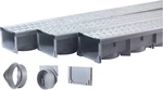 Model Ua-100 - Drainage Trench Set Channel Drain With Galvanized Steel Grate. Fixed Price $158.99.