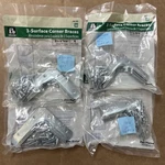 Everbilt Zinc Plated 3-surface Corner Braces (608 191) 3 In X 5/8 (4bags). Fixed Price $24.99.