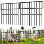 39.5ft(l)x13in(h) Animal Barrier Fence 28 Panels No Dig For Dogs 1.52in Gap Anti. Fixed Price $71.63.