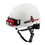 Milwaukee 48-73-1321 White Front Brim Hard Hat Helmet With Bolt - Class E. Fixed Price $109.97.