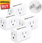 3 Prong To 2 Adapter, Plug Extender, Wall Splitter With Ac Outlets,. Fixed Price $28.78.