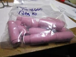 10n48 - #6 Blackstone Alumina Standard Cup For 17, 18, 26 Series Torches Qty 10. Fixed Price $20.00.