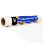 Carpet Protection Film 36" X 200' Durable Clear, Self- Plastic Protector. Fixed Price $74.89.