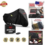 Xl Heavy Duty Motorcycle Cover Waterproof All-season Uv Protection Badass Black. Fixed Price $218.69.