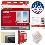 Frost King V76h Clear Shrink Window Kit 84x110 For Effective Winter Insulation. Fixed Price $22.79.