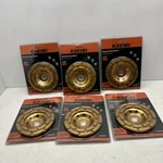 Lot Of 6 Kseibi 4.5" Diamond Cup Wheel, Double Row Segmented, Smooth Concrete. Fixed Price $100.00.