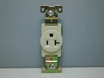 Cooper 5361v Single Receptacle Outlet 20a 125v Ivory. Fixed Price $4.99.