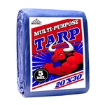 Tarp 20x30 Ft 100 Waterproof Uv Resistant High Durability Multipurpose 5mil B.... Fixed Price $121.62.