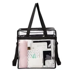 Haoguagua Clear Tote Bag 12x12x6 Stadium Approved, Transparent Pvc Se.... Fixed Price $17.21.