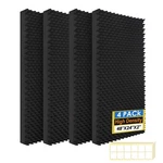 4 Pack Acoustic Panels,48''x24''x2'' Egg Crate Foam Soundproof Wall Panels,hi.... Fixed Price $64.47.