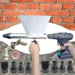 Mortar Grout Hbchen Large Size Stainless Steel Portable Pointing Grouting Cau.... Fixed Price $71.38.