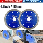 2pcs 4.5 In/115mm Diamond Cutting Disc Saw Blade Cutter Tile Marble Stone Wheel. Fixed Price $23.00.