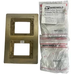 Oem Wiremold 827b 880 Series Floor Box 2 Gang Carpet & Tile Flange Brass. Fixed Price $59.99.