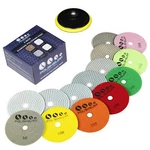 Diamond Polishing Pads 5 Inch Wet Dry Set 8 Pieces For Marble Quartz Stone Count. Fixed Price $39.23.