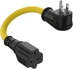 1-ft 12awg Right-angle 15 Amp Household Ac Plug To 20-amp Adapter Cable,nema 5-1. Fixed Price $13.28.