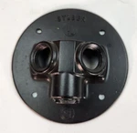 Steber S506 Weatherproof Light Cover 4.5 Round 3.5 Hole Outdoor Fixture. Fixed Price $12.99.