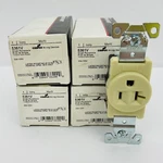(4) Cooper Wiring Devices 5361v Single Receptacle Outlet 20a Ivory New. Fixed Price $19.99.