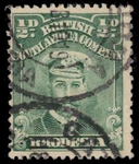Rhodesia 119c (sg186) - King George V "admiral" 1913 Blue Green (pa81921). Fixed Price $1.75.