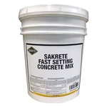 Sakrete 120019 Concrete Mix, Pail, Gray, Fast Setting. Fixed Price $46.49.