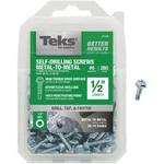 Teks #8 X 1/2 In. Hex Washer Head Drill Point Metal To Screw (280-count). Fixed Price $13.66.