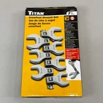 Titan (7 Piece) Crowfoot Wrench Set 1" To 2". Fixed Price $28.00.